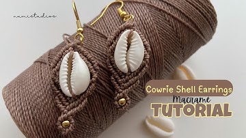 DIY Macrame Cowrie Shell Earrings | Boho Chic Jewelry Tutorial for Beginners