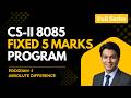 8085 Program: Absolute Difference of Two Numbers | HSC Maharashtra Board CS Part-2