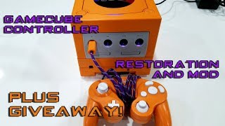 Restoring and Modding a Gamecube Controller + Giveaway! Get ready for Smash Bros Ultimate! Custom!