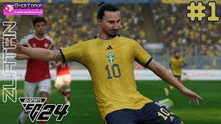 สลาตั้นนำทัพ! สวีเดนลุยศึก EURO2024 - FC24 Zlatan Ibrahimovic Sweden Part1