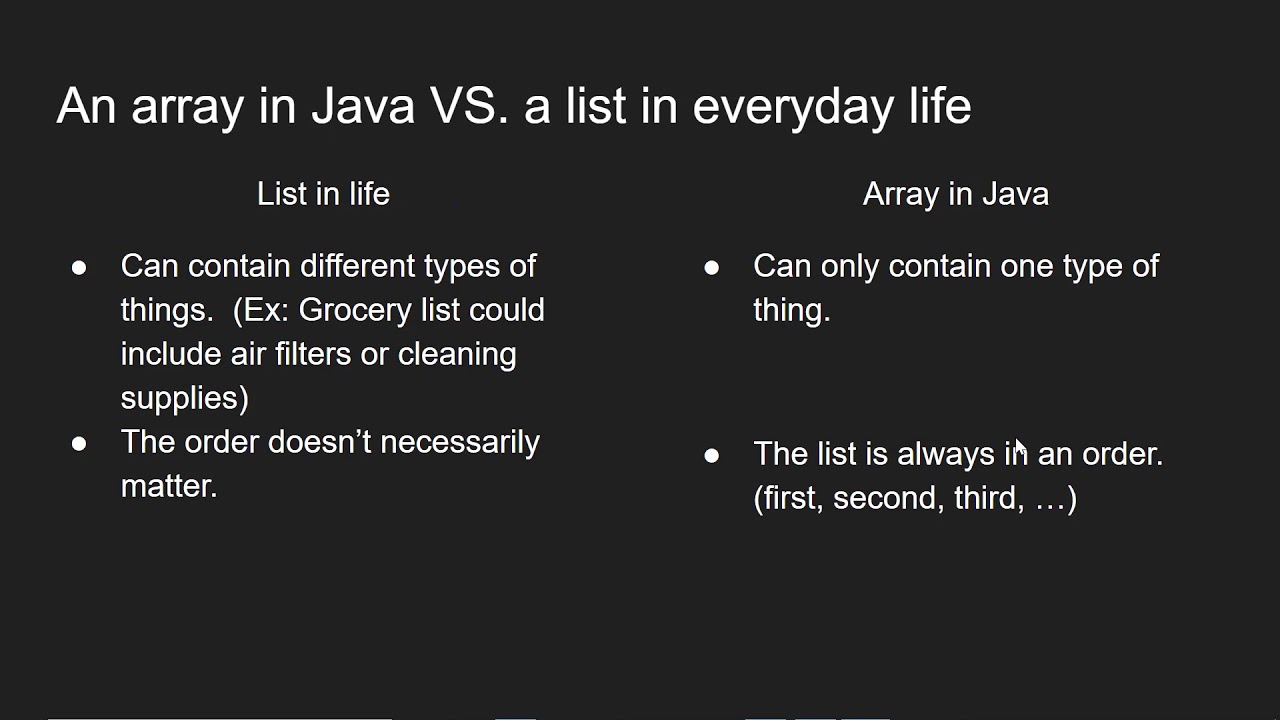 Arrays Introduction - YouTube