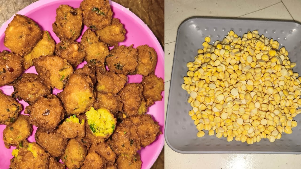 Chana Dal bhajiya Recipe 😋 How To Make Chana Dal Pakoda Recipe Jhatpat Se Ban wali Easy Tasty Recipe