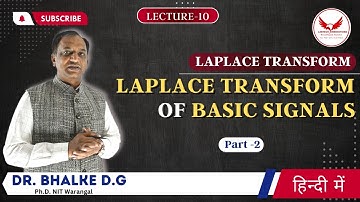 Laplace transform of basic signals | Laplace transform | Lecture 10.2 #laplacetransform