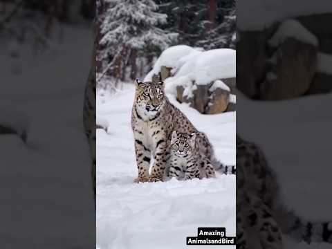 Adorable Snow Leopard