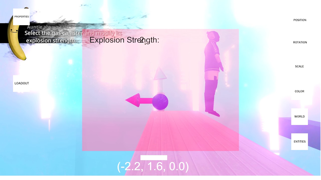 My Friend Pedro Level Editor Prototype: Tutorial Test