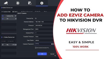 How To Add Ezviz Camera To Hikvision DVR
