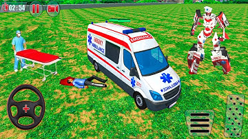 Ambulance Robot Car Transform #26 - Doctor Hero Flying Robot Rescue - Android GamePlay