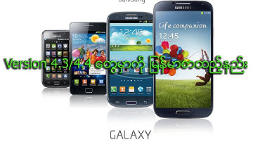 How to install Zawgyi Font+K for Galaxy Note3 V4.3/ 4.4.2