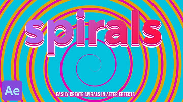 Create Mesmerizing Spirals in After Effects FAST!💫 No Plugins. After Effects Tutorial