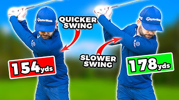 Swing SLOWER And Hit The Ball FARTHER, Let Me Show You How
