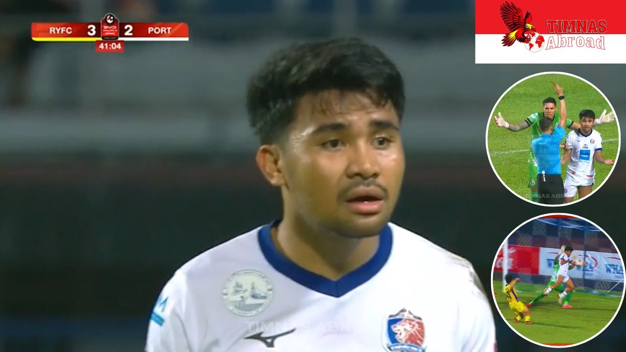 Laga Panas! Asnawi Mangkualam Kembali Kena Kartu Merah saat Port FC vs Rayong FC
