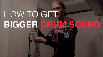 How To Get Bigger Drum Sound - Mono Room Mic