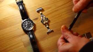 GAVOX : How to install a folding Clasp (deployment buckle) for your watch. Here with a Gavox P-40