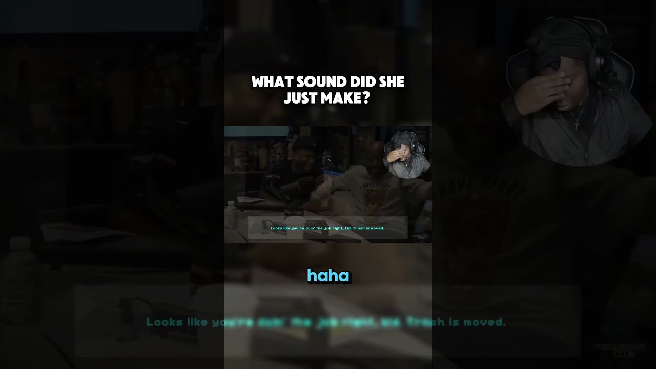 What sound did she make? 😭 