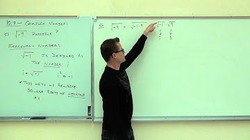 Intermediate Algebra Lecture 10.7 Part 1