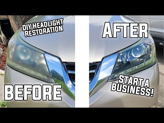 Start a Mobile Headlight Restoration Business!