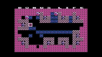 Atari Boulder Dash (Bandit Boulderdash 20). Cave 20. Bonus Life