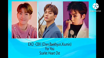EXO -CBX (Chen,Baekhyun,Xiumin)(첸 백 시) Scarlet Heart Ost-Easy Lyrics