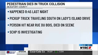 Pedestrian dies in Monday night crash in Beaufort County