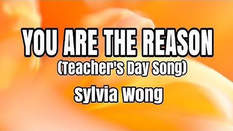You Are The Reason (Teacher