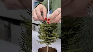 Turn Paper Into A Festive Tree In Minutes! #handmadechristmas #shorts