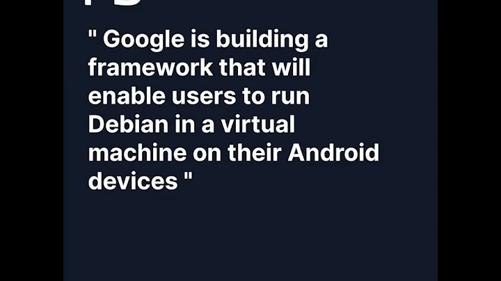 Linux Apps in Android | Google Officially Working on this? #android #linux