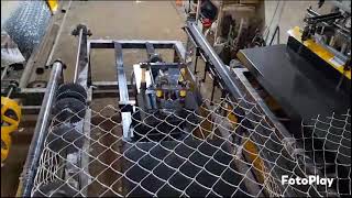 Automatic Chain Link Fencing Machine   Contact Number+91 70168 53823