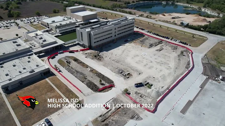 WRA Architects | Melissa ISD Melissa High School | October 2022 | Construction Update