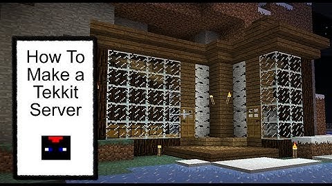 How to make a Tekkit server (new)