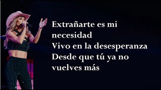 SÁLVAME (Letra) ANAHI ft KAROL G [EN VIVO]