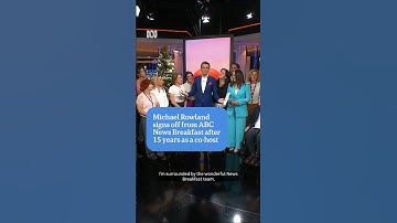 Michael Rowland farewells ABC News Breakfast after 15 years as co-host | ABC NEWS