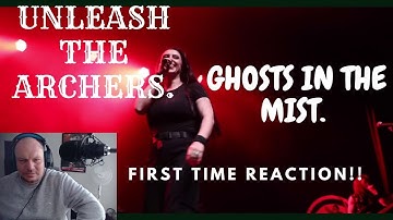 FIRST TIME REACTING TO  UNLEASH THE ARCHERS - Ghosts In The Mist (Official Performance Video)
