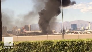Plane Catches Fire at Las Vegas Airport | Mashable News