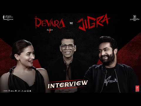 Devara x Jigra Full Interview | NTR, Karan Johar, Alia Bhatt | T-Series