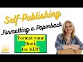 FORMATTING A BOOK FOR KINDLE IN WORD - Step by Step Beginners' Guide