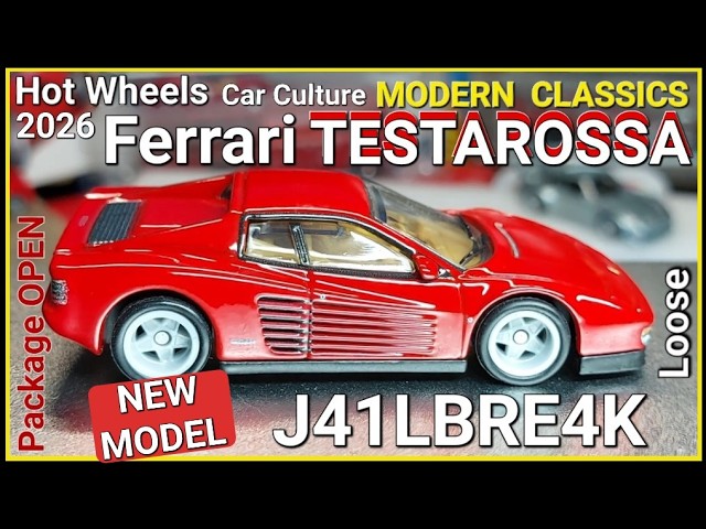 Hot Wheels 2026 Ferrari Testarossa Modern Classics best car opened
