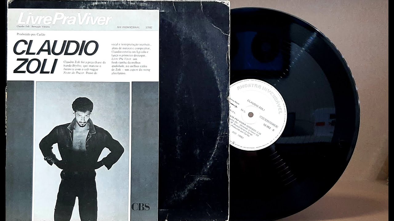 Claudio Zoli - Livre Pra Viver - ℗ 1986 - Baú🎶