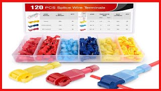 Great product -  Nilight - 50004R 120 Pcs/60 Pairs Quick Splice Wire Terminals T-Tap Self-stripping
