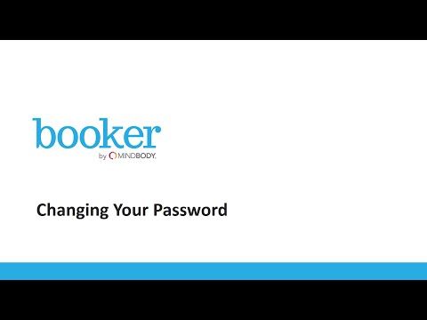 Changing Your Password