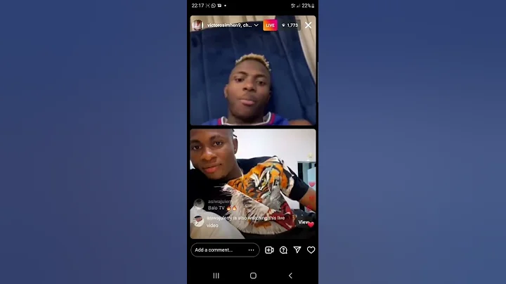 Victor Osimhen extols Balotelli for checking up on him. After his facial reconstruction surgery.