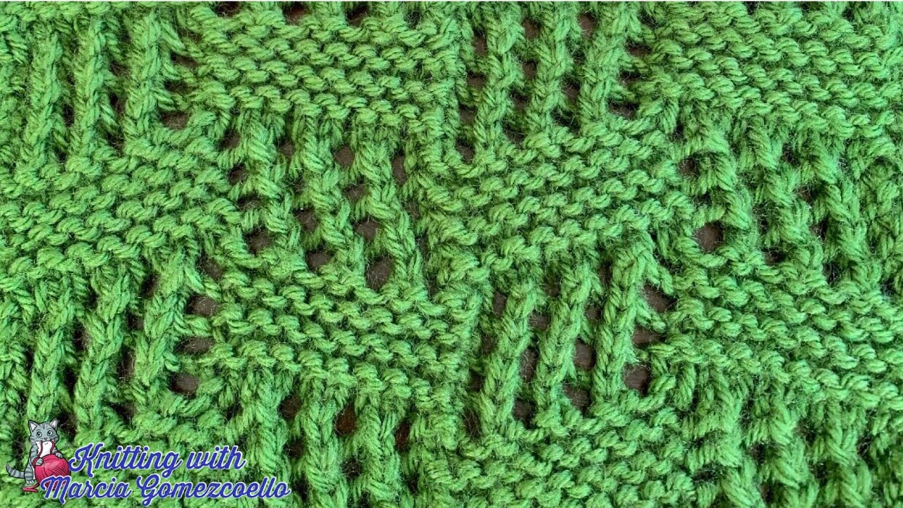 TEJIDOS A DOS AGUJAS: 43- Bloques/ KNITTING WITH TWO NEEDLES: Blocks Stitch