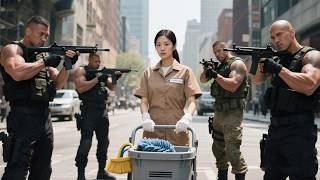 Explosive action film! Janitor is a top master,kills mercenary leader,and leads hostages to escape!