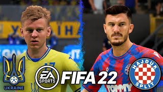 OFFICIAL] Hajduk Split joins the popular video game franchise FIFA 22 for  the first time since 1999. : r/soccer