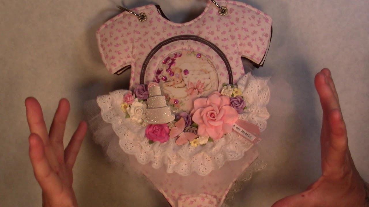Baby Girl Onesie Album with Fabric Covers "Box" YouTube