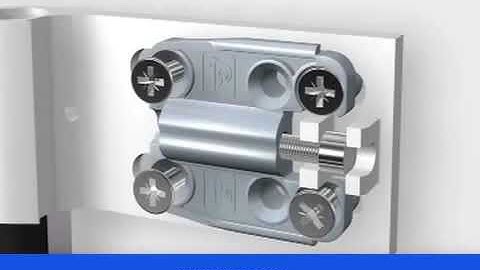 eurospace lắp đặt bản lề cửa nhựa