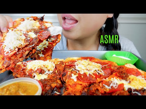 🍕🍕BBQ Pulled Pork Pizza ♥︎ Cheesy 4 Meats Pepperoni ASMR ♥︎ Recipe suellASMR