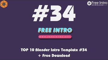Download TOP 10 Blender Intro Template #34 + Free Download 2017