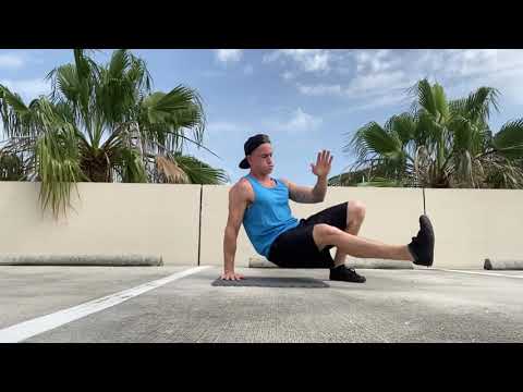 Focused Training High Plank Kick Through