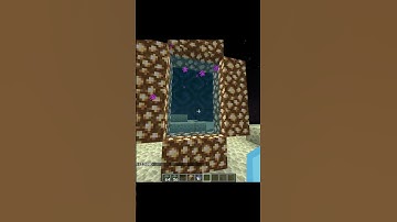 Minecraft finally added the Aether portal...