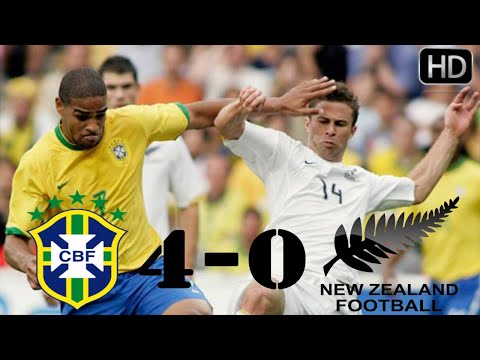 Brazil Vs New Zealand 4 0 Goals And Highlights 04 06 2006 Friendly Match HD 
